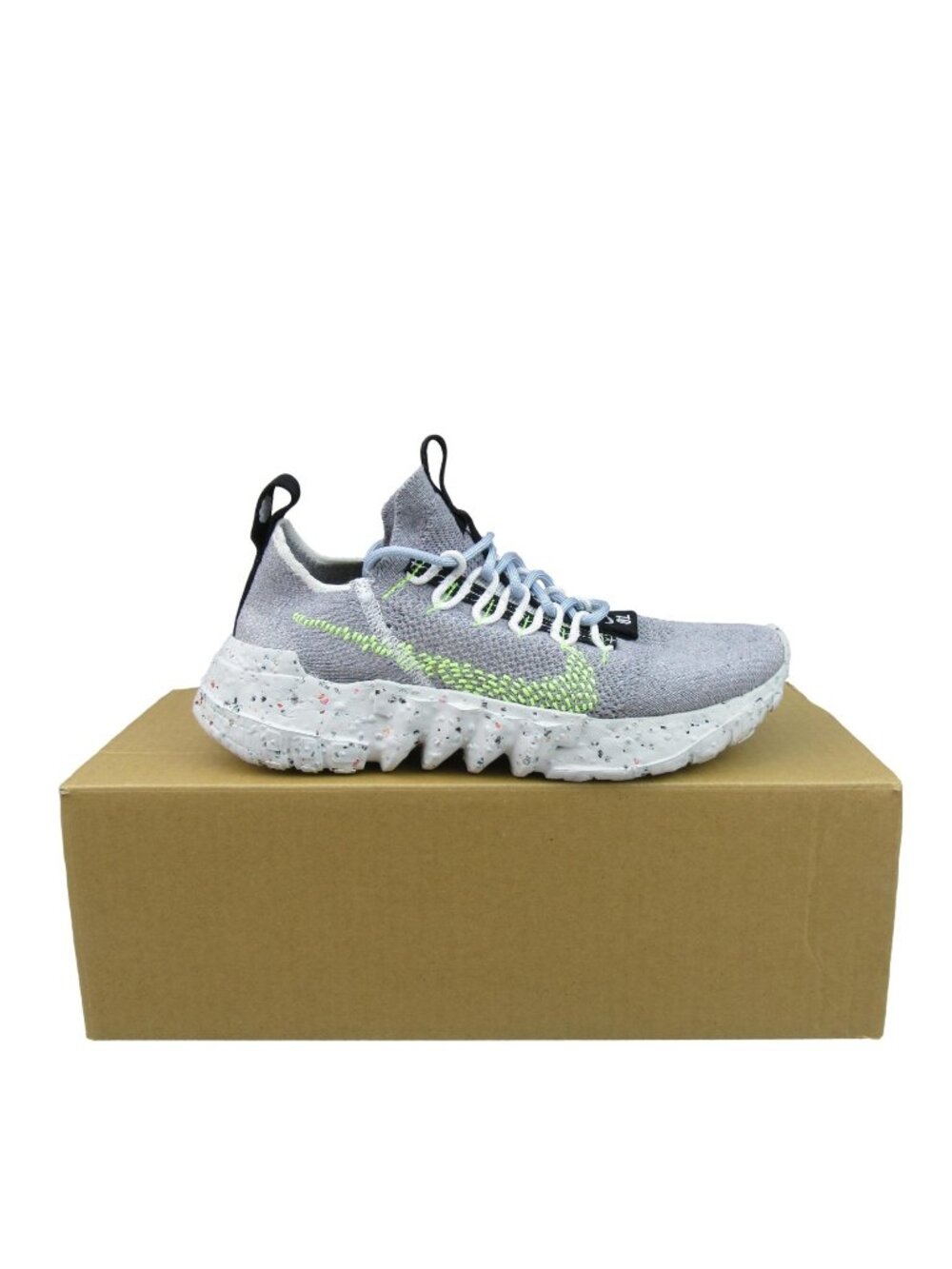 Nike Space Hippie 01 Grey Volt Photon Women's Shoes Size 7.5 NEW